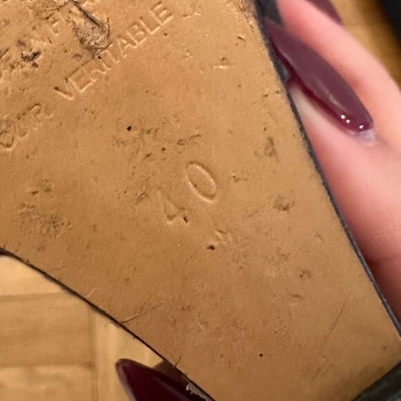 Isabel Marant Sheila Black Suede/Leather Knee High Wedge Boot 4in/100mm Size 40 - Picture 5 of 5